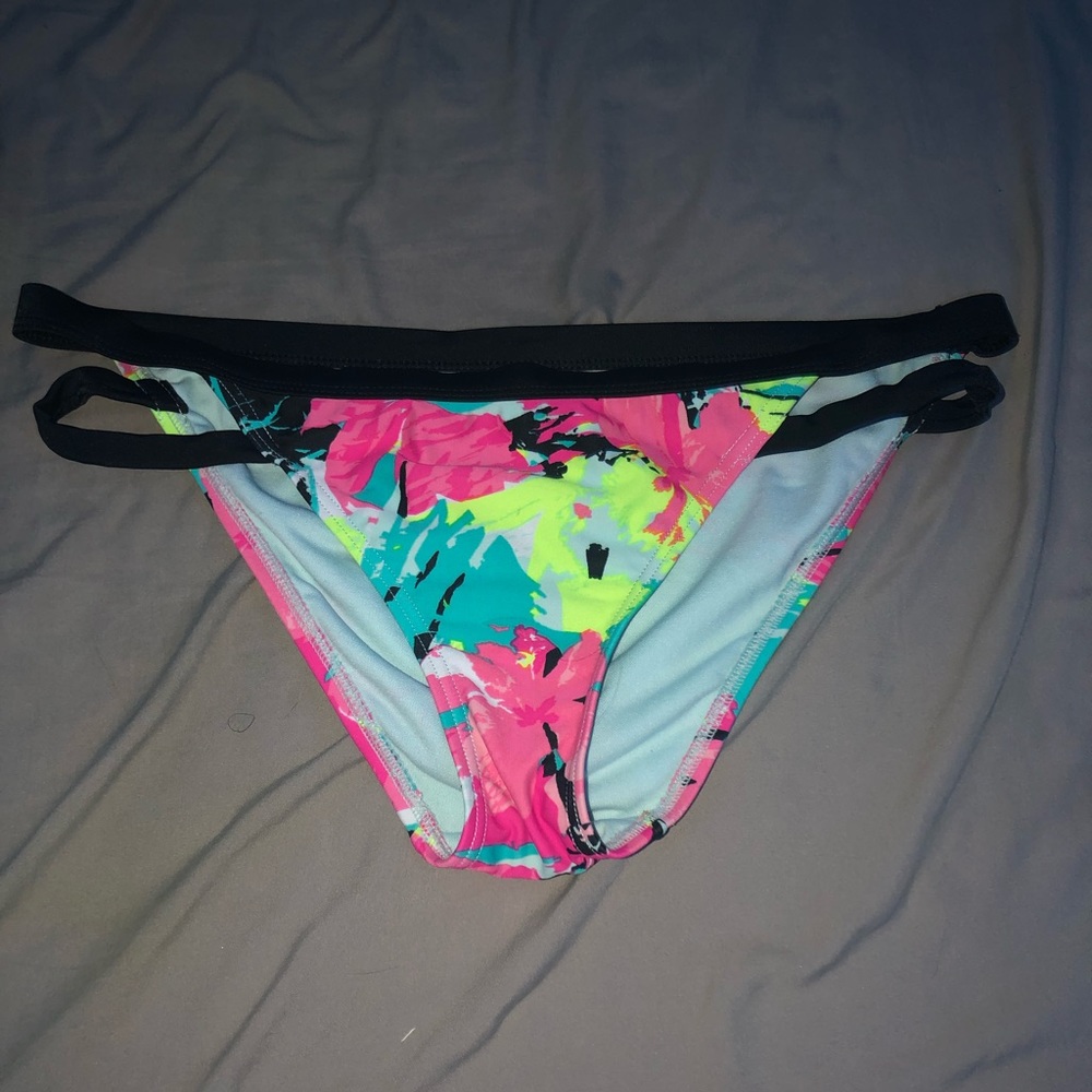 Very cute floral neon bikini bottom